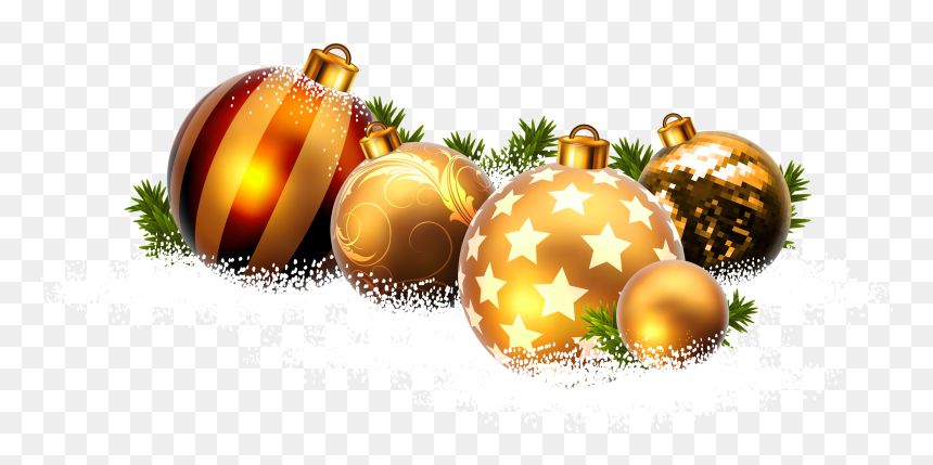 Christmas Balls And Snow Png, Transparent Png - red snowflake png