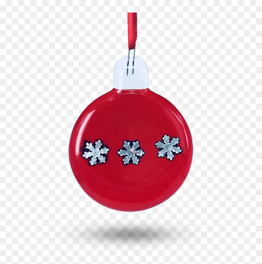 Christmas Ornament, HD Png Download - red snowflake png