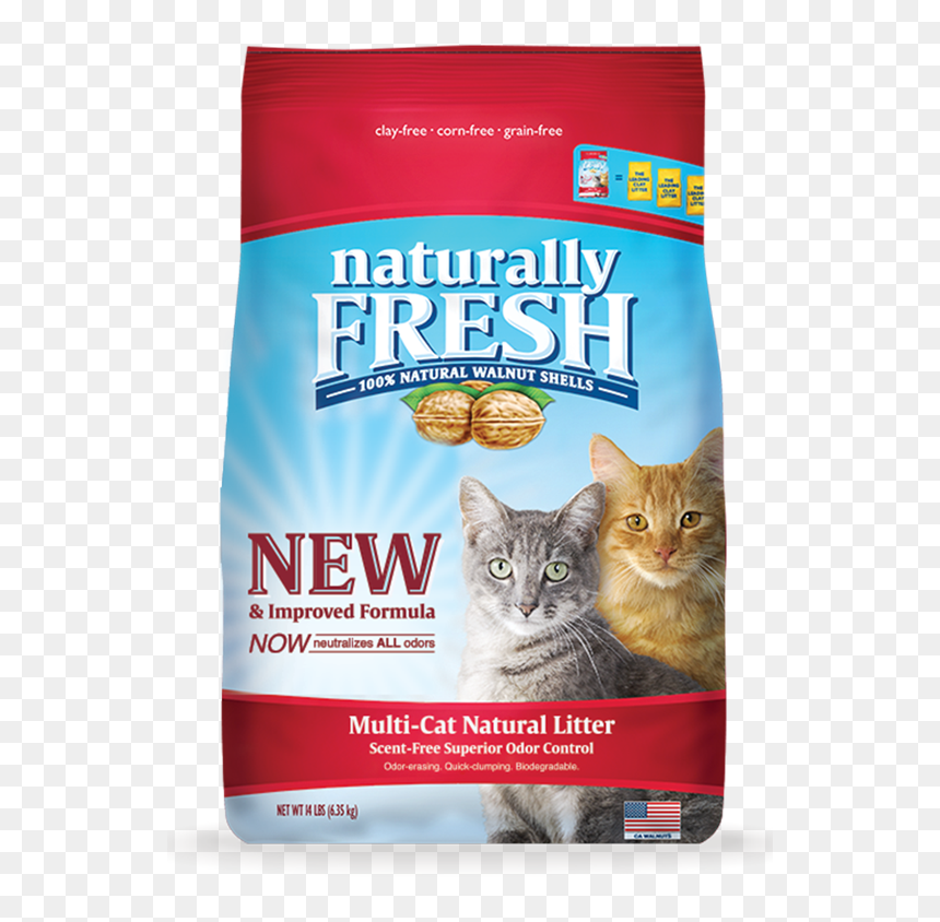 Naturally Fresh Cat Litter, HD Png Download - cat png image