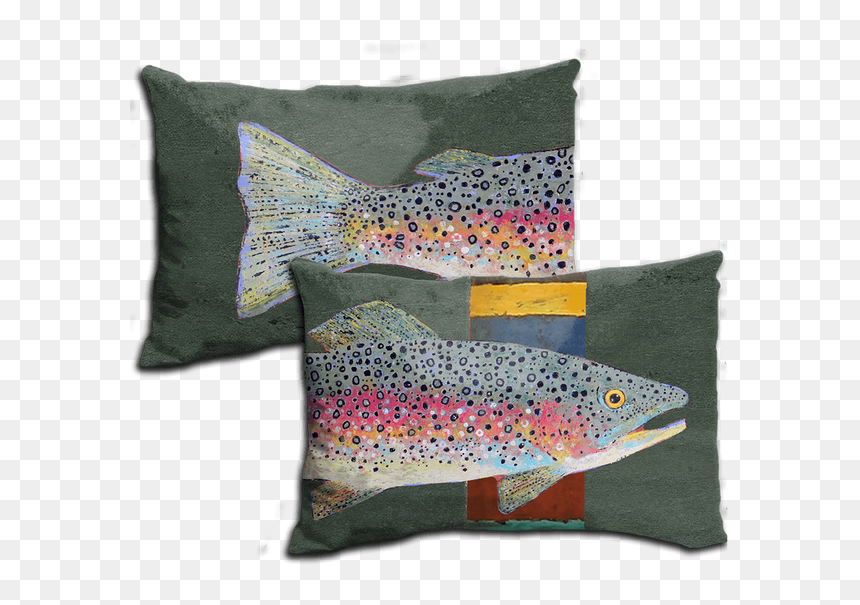 Cushion, HD Png Download - rainbow trout png