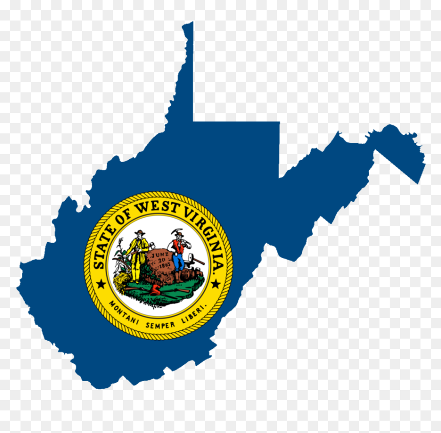 West Virginia Three Major Cities, HD Png Download - wv png