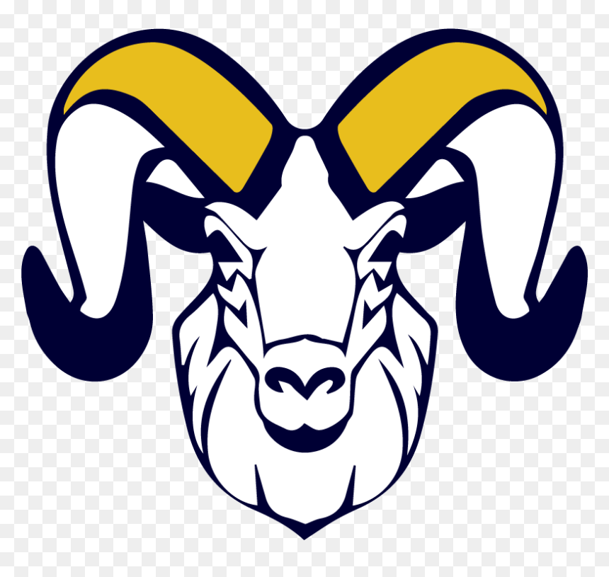 Ramsey High School Logo, HD Png Download - ram head png