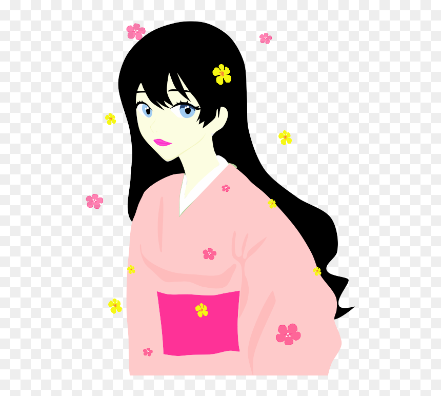 Illustration, HD Png Download - kimono png