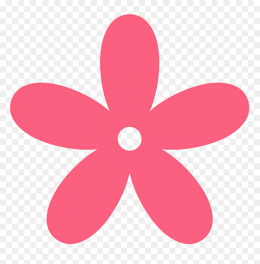 Flower Clip Art Pink, HD Png Download - falling flowers png