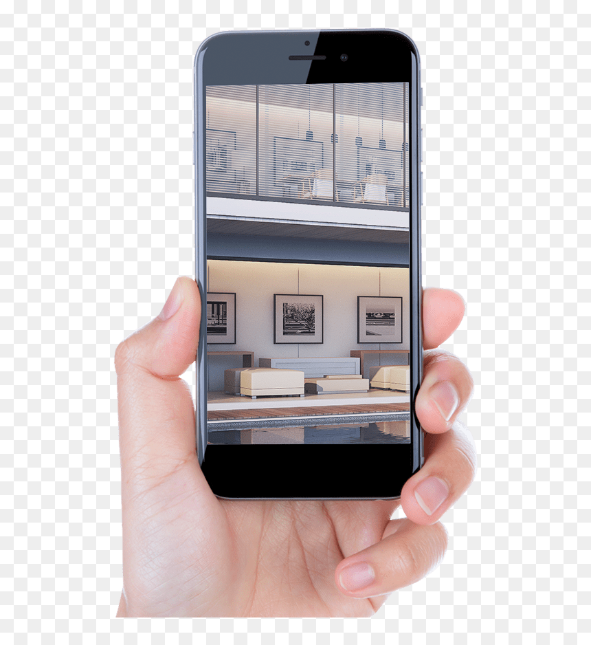 Ip Camera, HD Png Download - hand with phone png