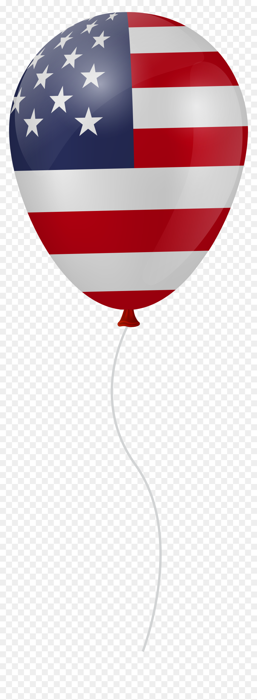 Transparent 4th Of July Balloon, HD Png Download - 4th of july clipart png