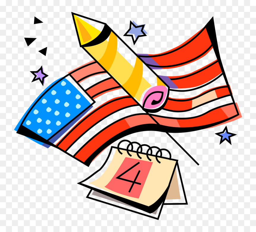 4th Of July Vector, HD Png Download - 4th of july clipart png