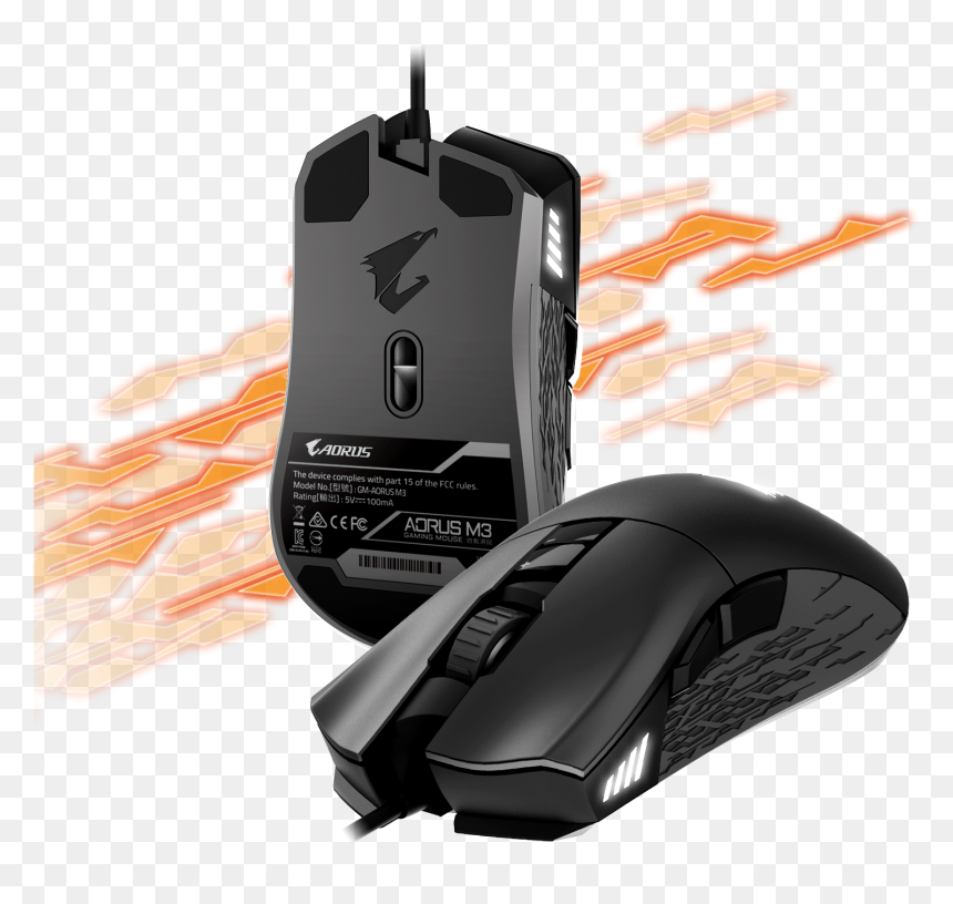 Aorus M3 Gaming Mouse, HD Png Download - pc mouse png