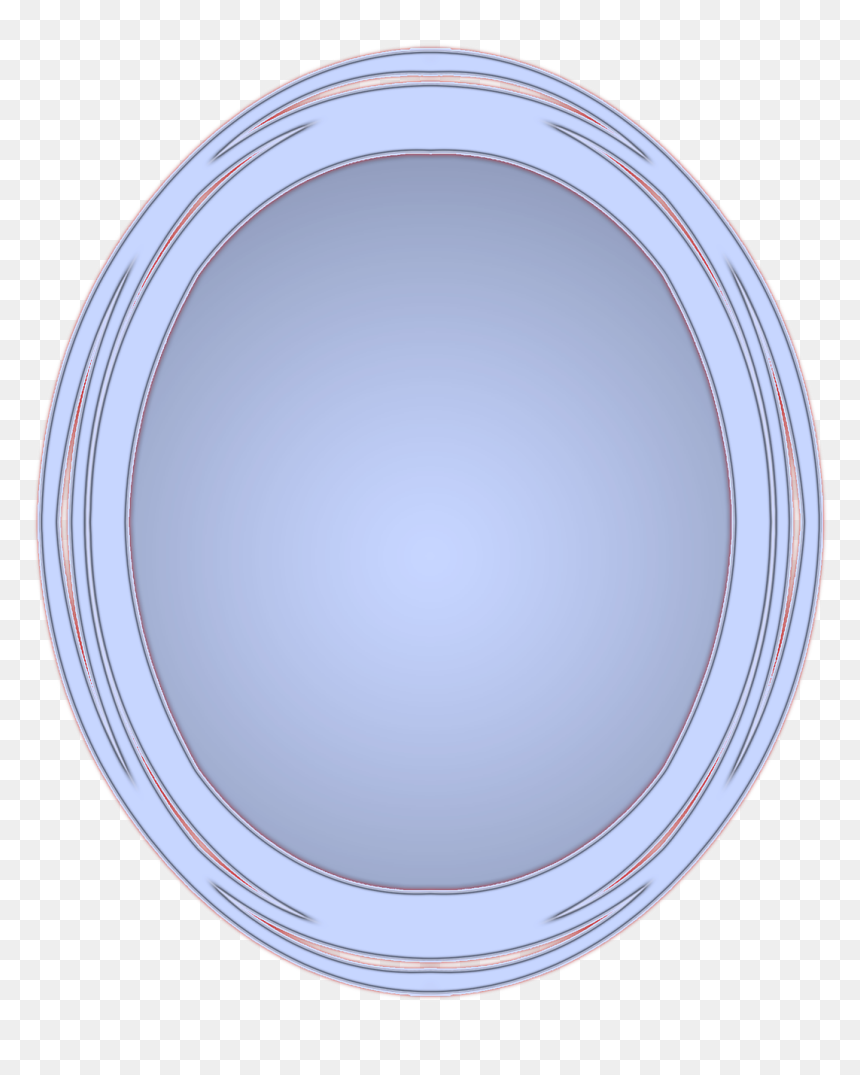 Circle, HD Png Download - oval picture frame png