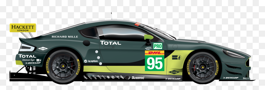 Aston Martin Gte 2017, HD Png Download - aston martin png