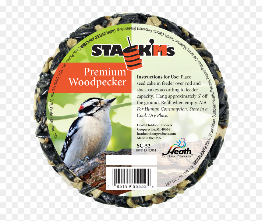 Caraway Seed Cake, HD Png Download - woodpecker png