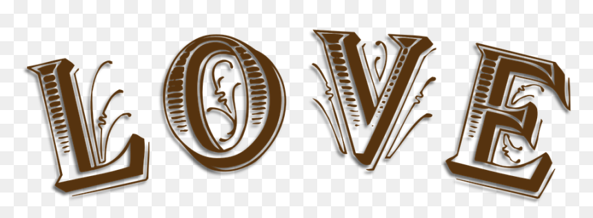 Amor Png Gratis, Transparent Png - love word png