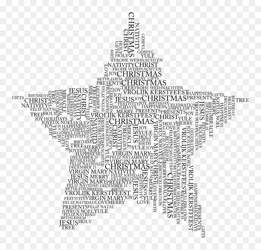 Black-and-white, HD Png Download - love word png