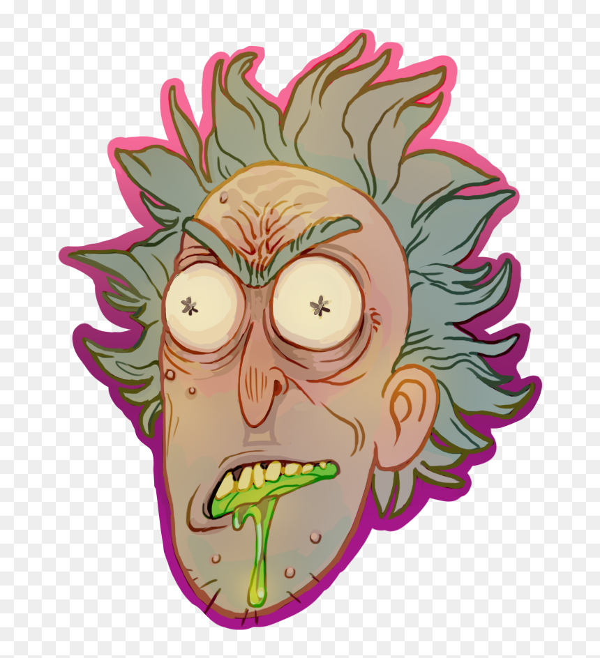 Illustration, HD Png Download - morty head png
