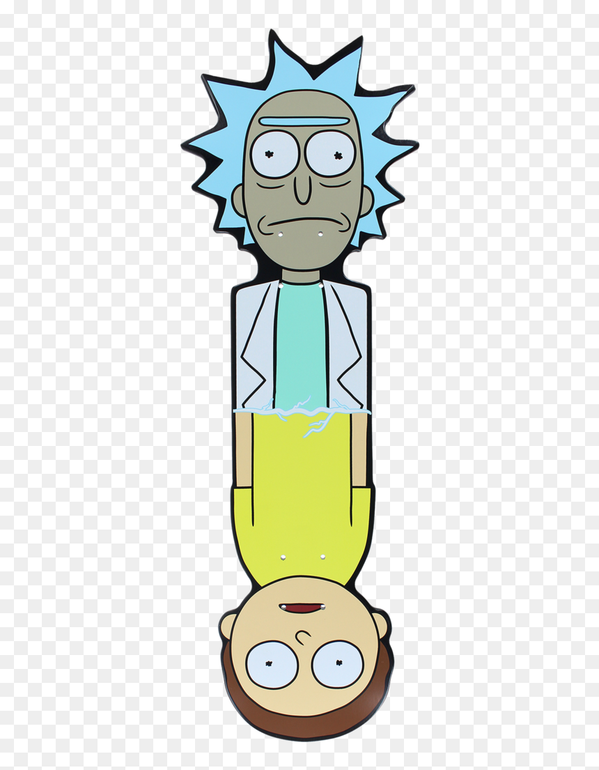 Rick And Morty Skateboard Primitive, HD Png Download - morty head png