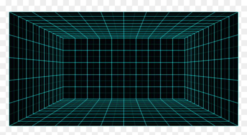Net, HD Png Download - neon grid png