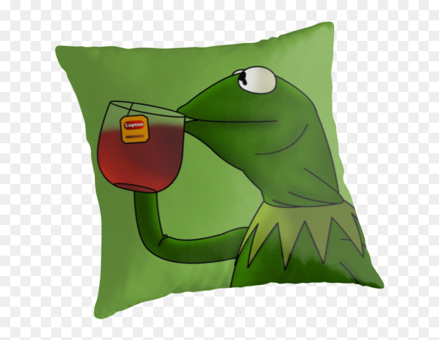 Cartoon, HD Png Download - kermit sipping tea png