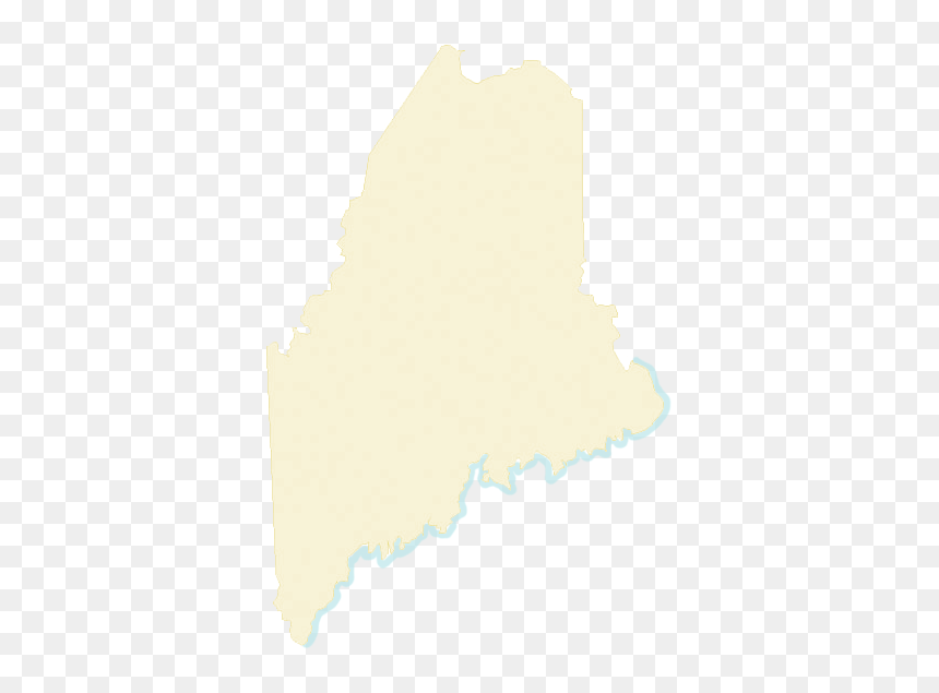 Maine Counties Map, HD Png Download - maine outline png