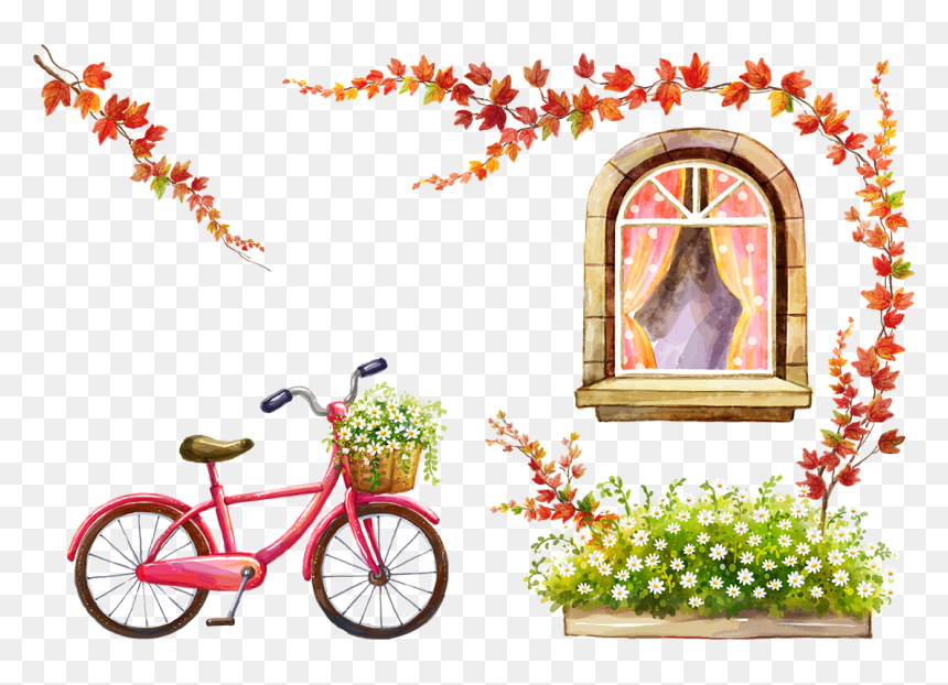 Wallpaper, HD Png Download - bicycle clipart png