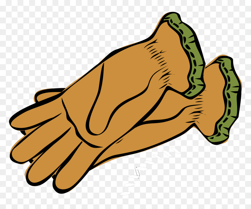 Gardening Gloves Clip Art, HD Png Download - baseball glove clipart png