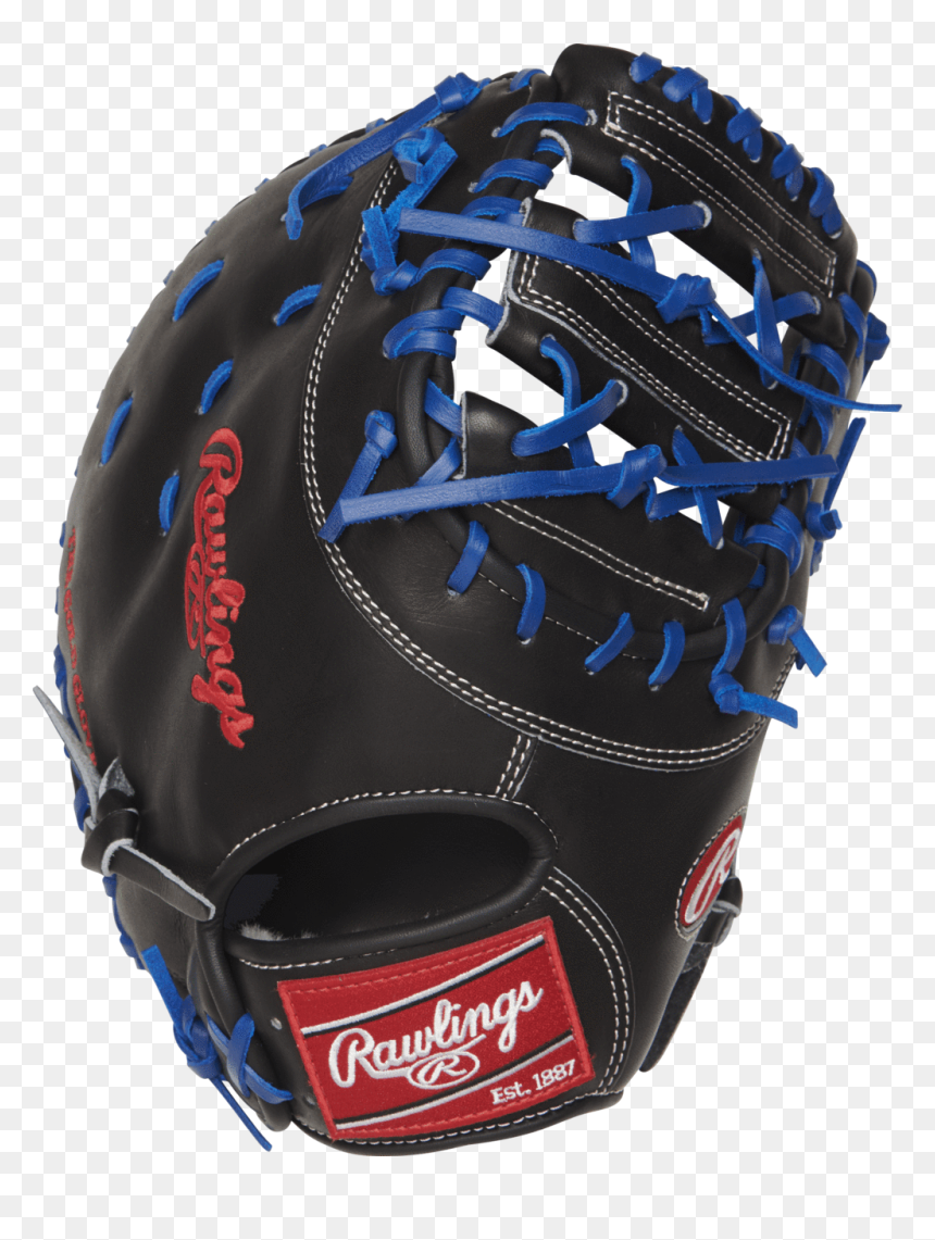 First Base Glove Blue Rawlings, HD Png Download - baseball glove clipart png