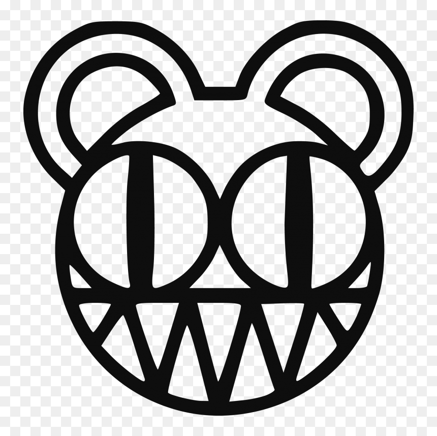Radiohead Bear Png, Transparent Png - radiohead logo png