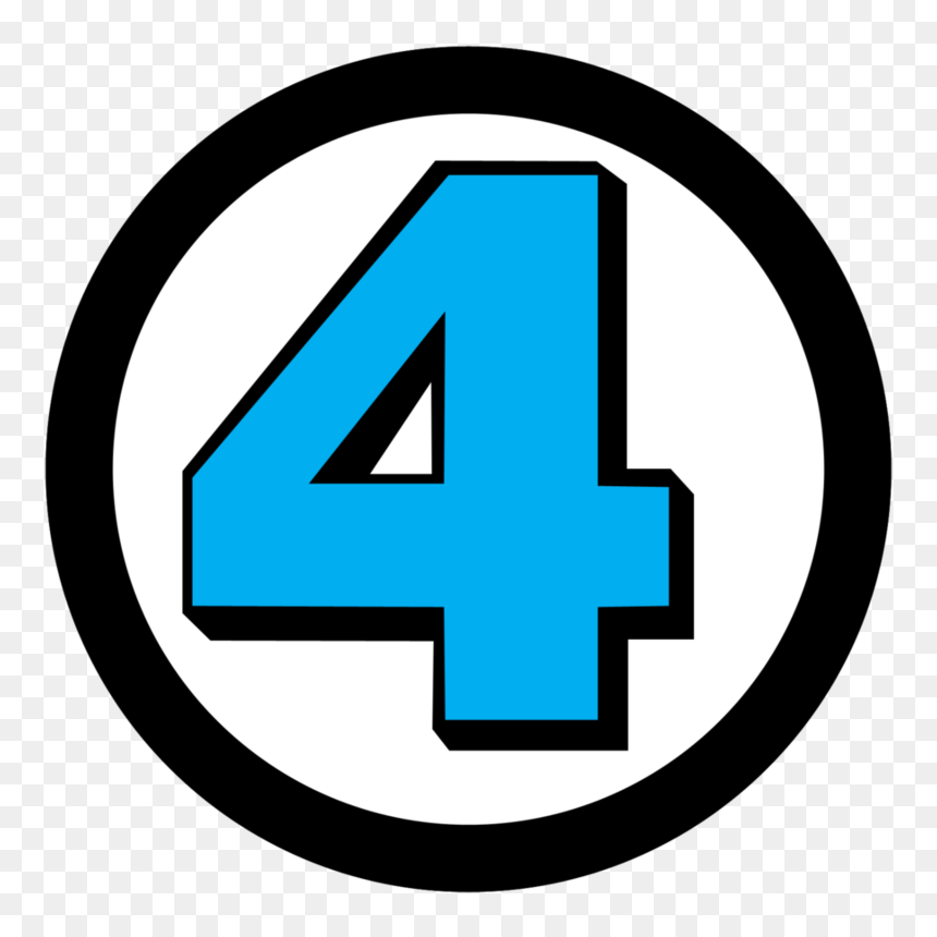 Fantastic Four Logo Cartoon, HD Png Download - fantastic four logo png
