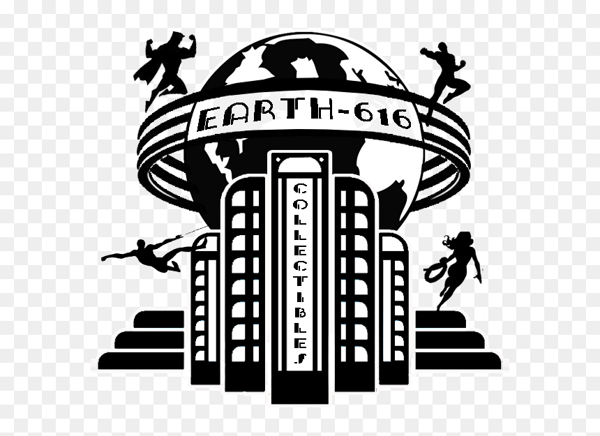 Art Deco Building Png, Transparent Png - fantastic four logo png