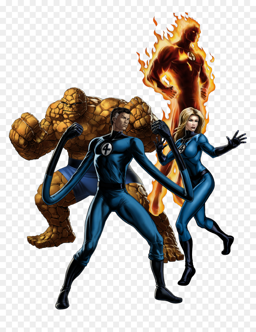 Fantastic Four Comic Png, Transparent Png - fantastic four logo png