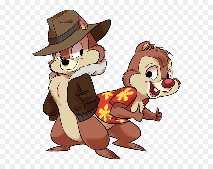 Chip And Dale Drawings, HD Png Download - chip and dale png