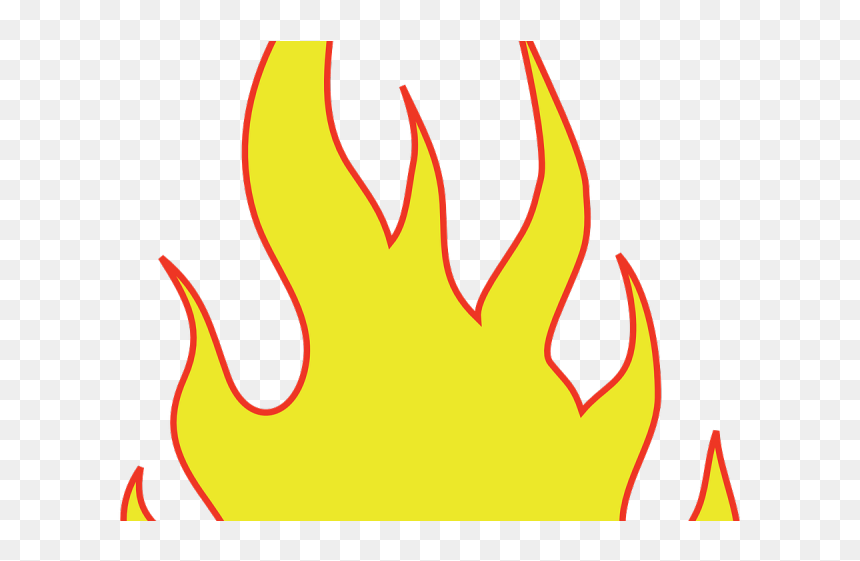 Template For Flames, HD Png Download - flame decal png