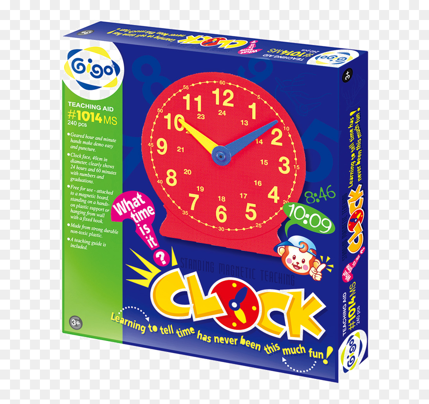 Standing Magnetic Teaching Clock, HD Png Download - magnets png