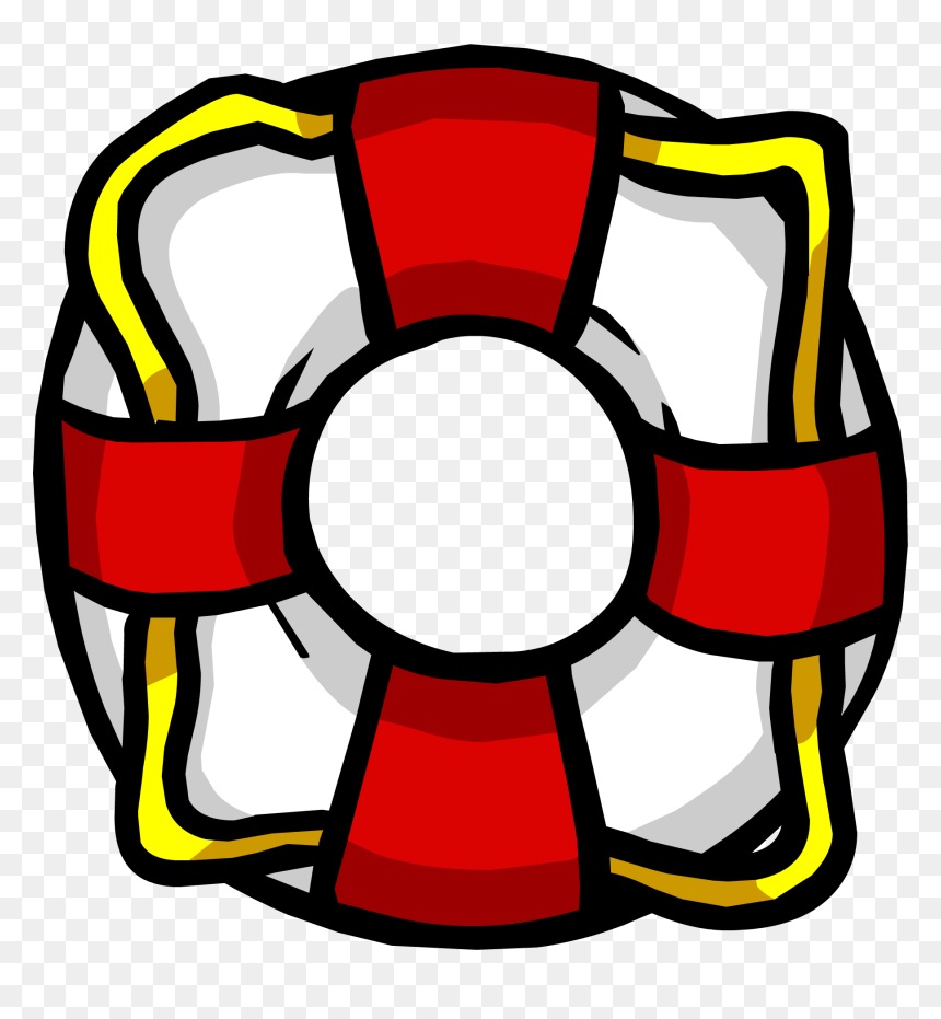 Club Penguin Lifesaver, HD Png Download - life ring png