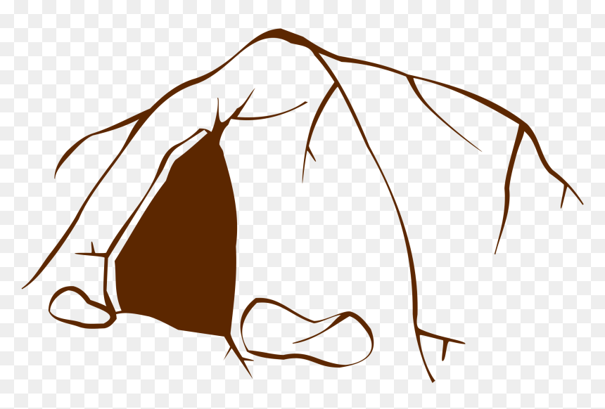 Easy Drawings Of A Cave, HD Png Download - tomb png