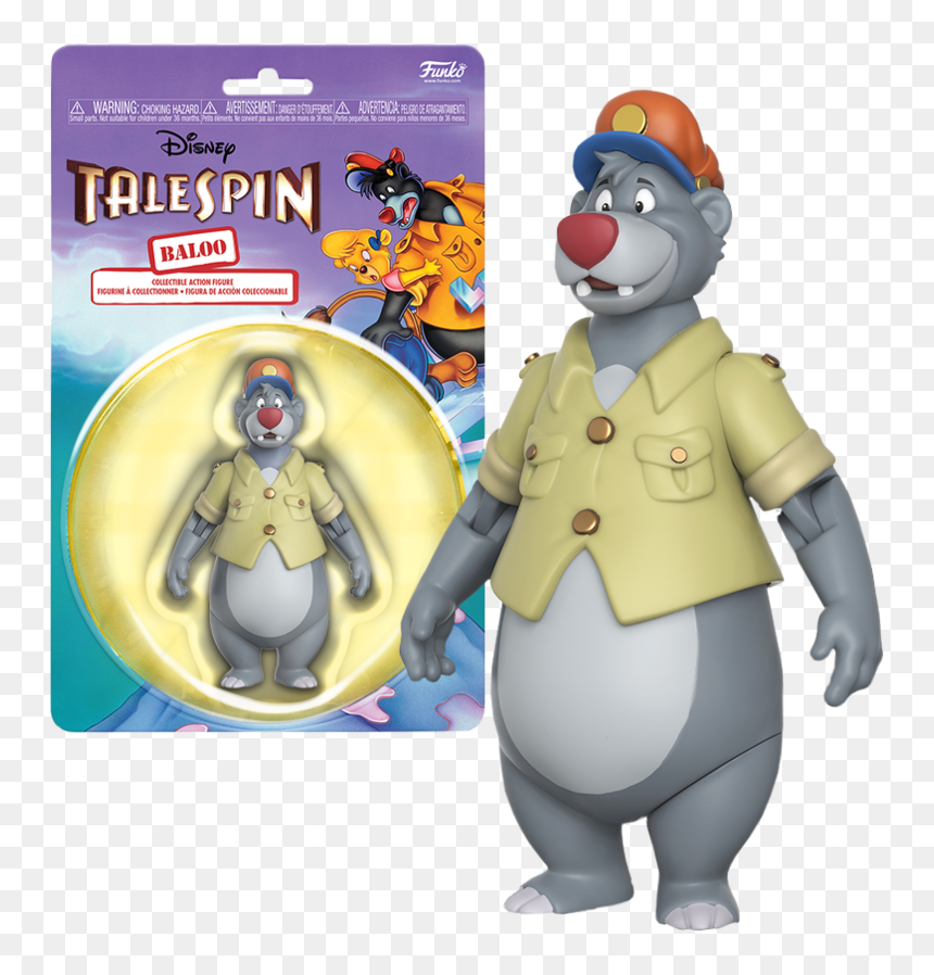 Disney Talespin Action Figures, HD Png Download - baloo png