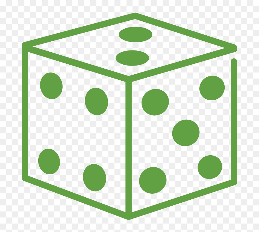 Cartoon Images Black And White Gift, HD Png Download - dice icon png