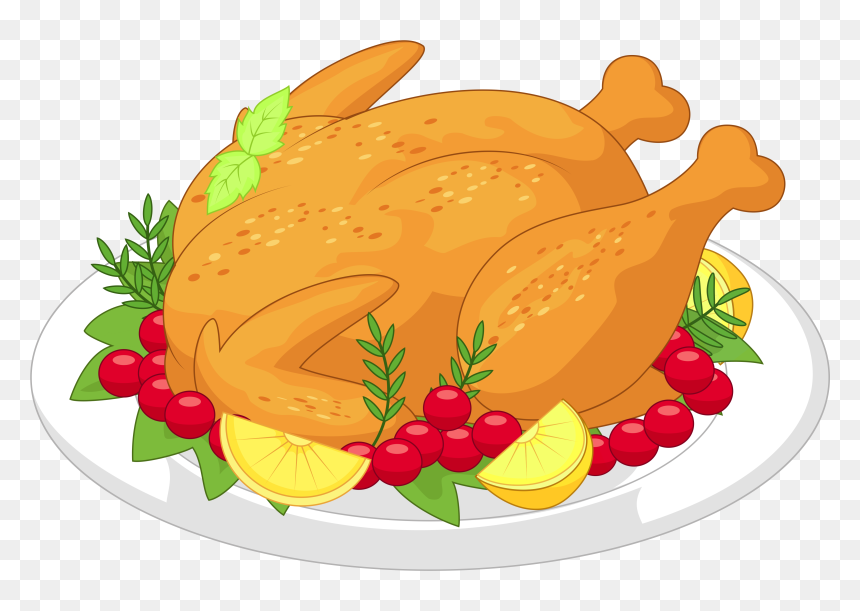 Food Chicken Clip Art, HD Png Download - thanksgiving clip art png