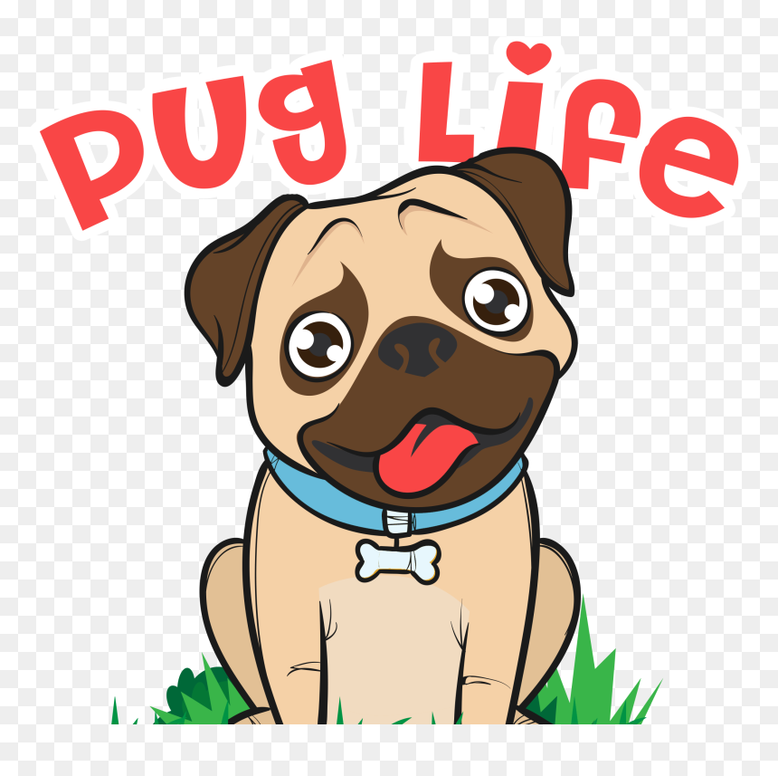 Pug, HD Png Download - pugs png