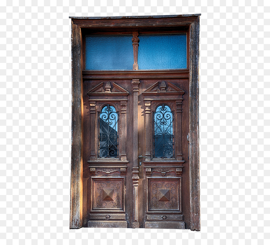 Wood, HD Png Download - old door png