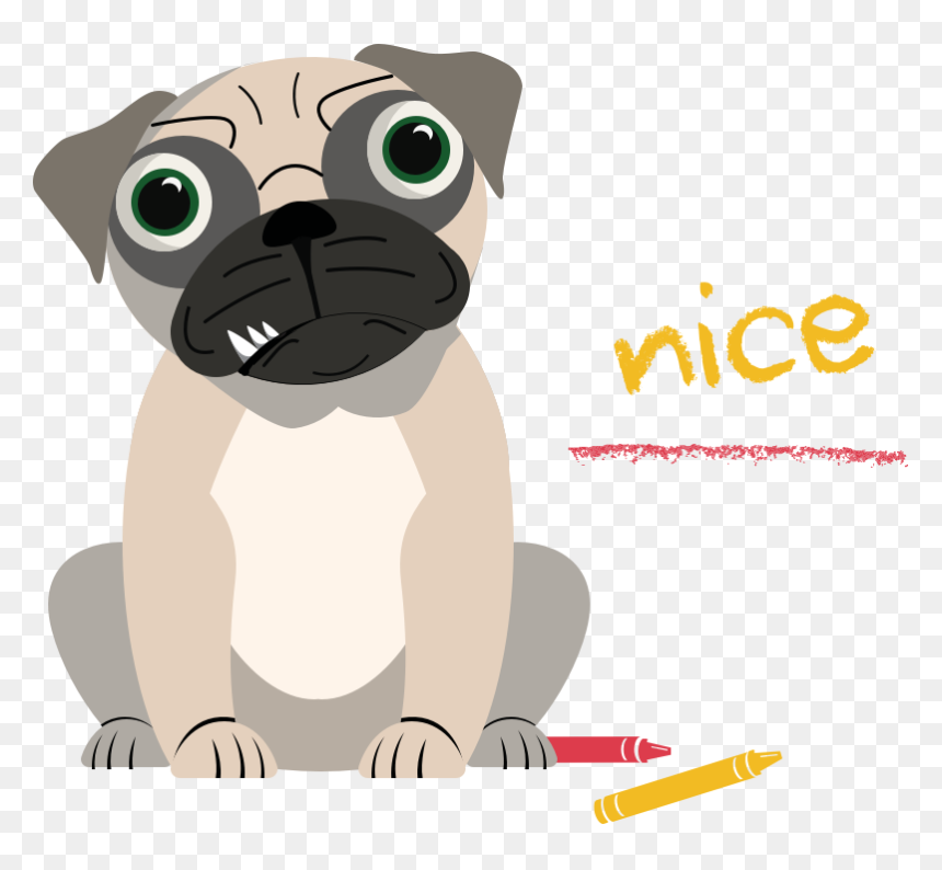 Pug, HD Png Download - pugs png