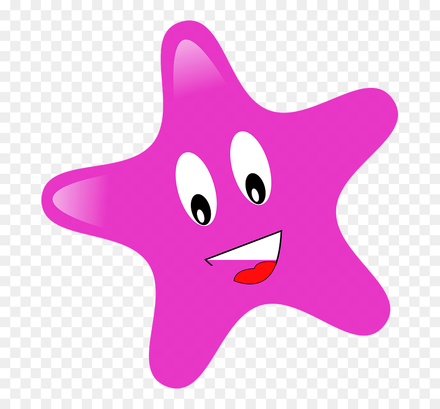 Cliparts Stars, HD Png Download - starfish cartoon png