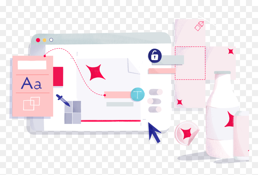 Graphic Design, HD Png Download - cool rectangle png