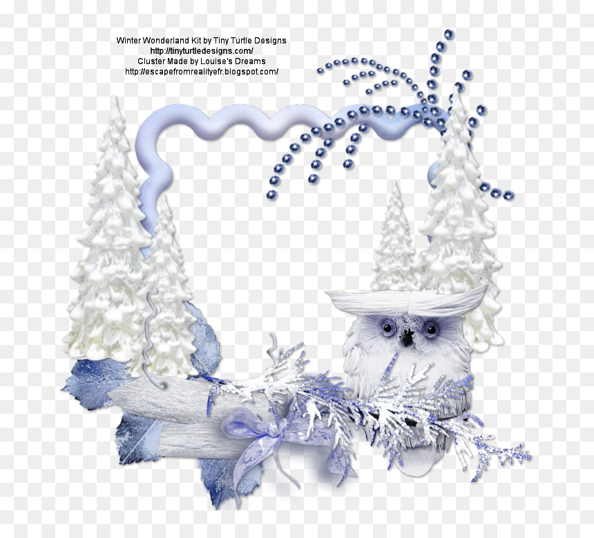 Winter Wonderland Picture Frame, HD Png Download - winter frame png