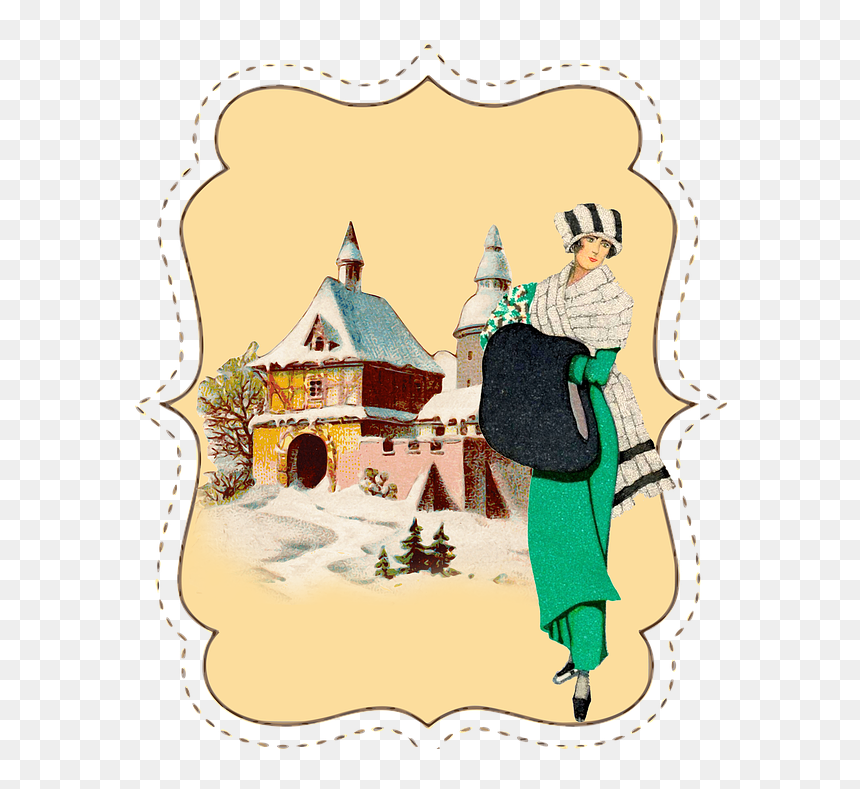 Illustration, HD Png Download - winter frame png