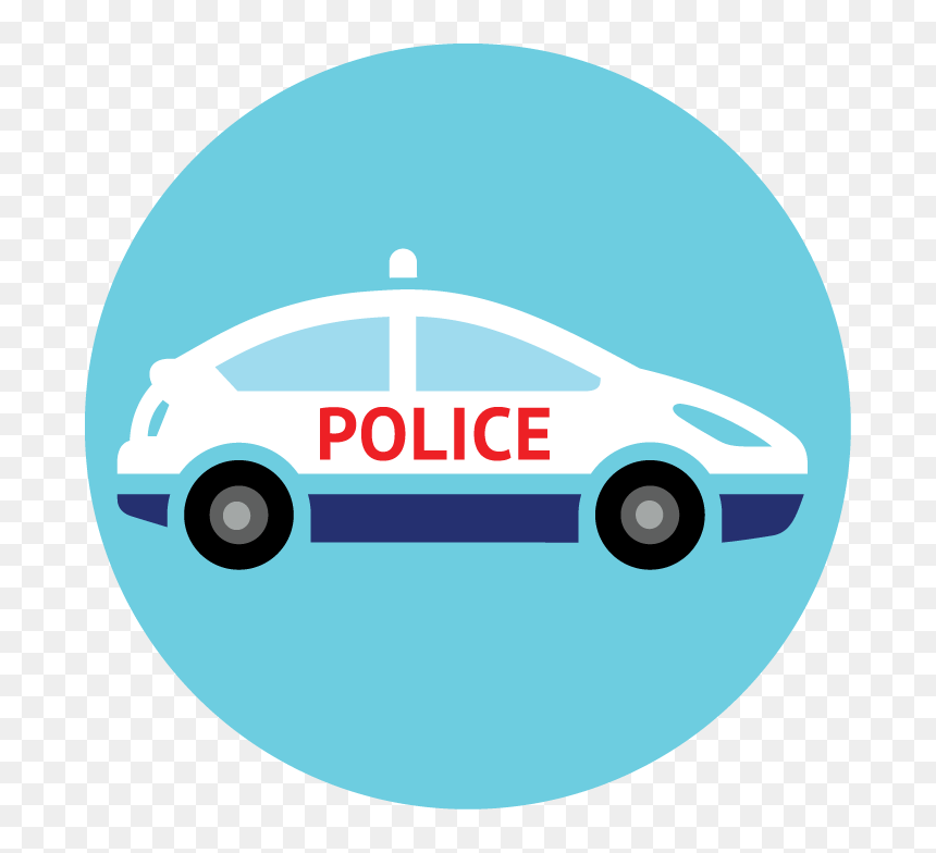 Icon Police Car Png, Transparent Png - land icon png