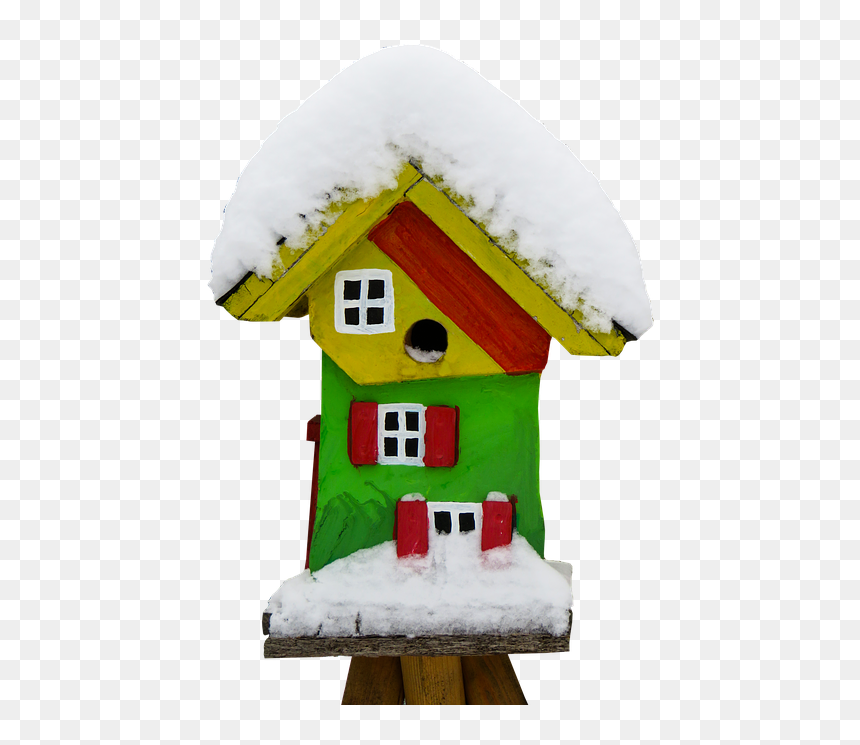 Bird Feeder, HD Png Download - winter frame png