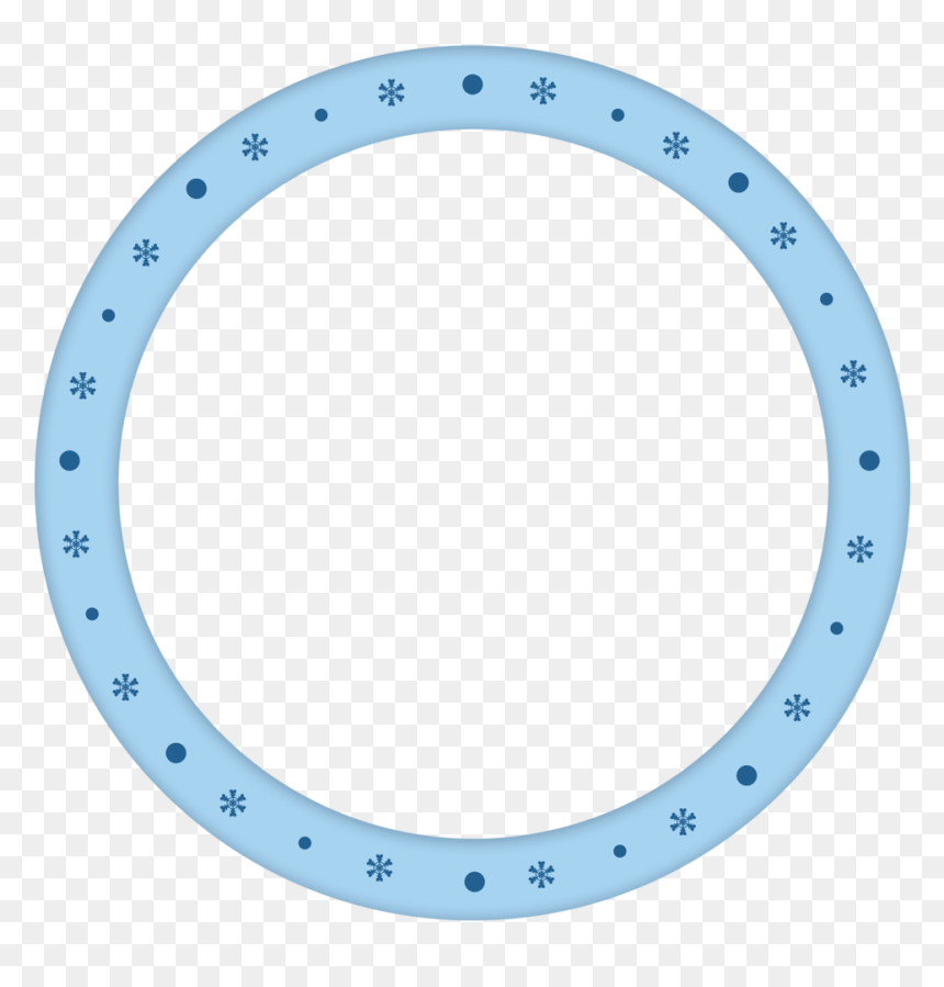 Circle, HD Png Download - winter frame png