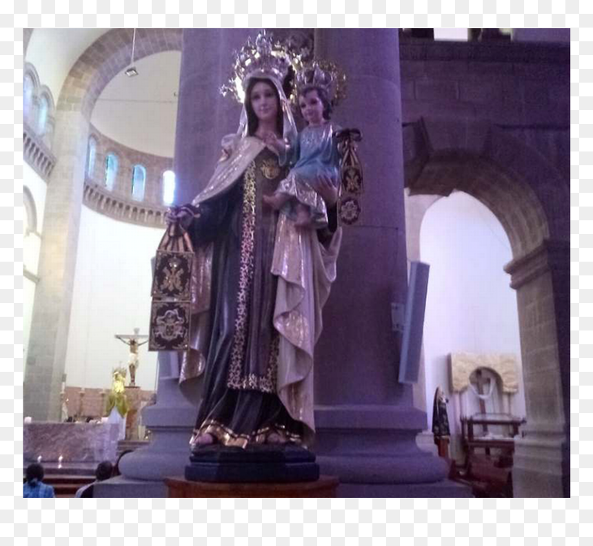 Statue, HD Png Download - virgen del carmen png