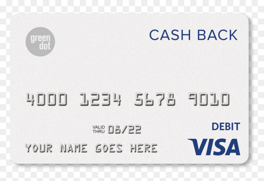 Green Dot Corporation, HD Png Download - debit card png