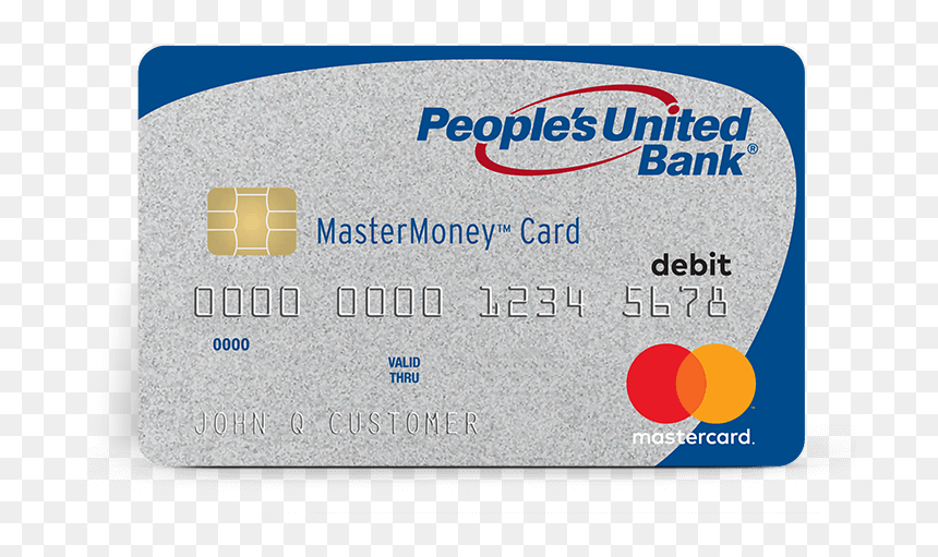 Peoples United Bank, HD Png Download - debit card png